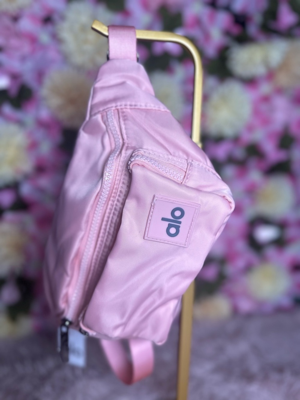 ALO Yoga Pink Crossbody Sling Bag